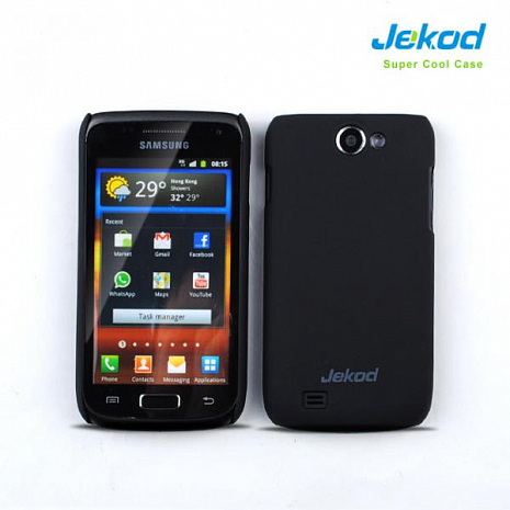 Чехол-накладка для Samsung Galaxy W (i8150) Jekod (Черный)