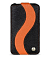    HTC Titan / X310e Melkco Premium Leather Case - Special Edition Jacka Type (Black/Orange LC)