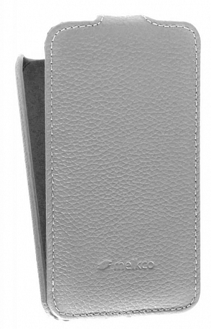    Nokia Lumia 530 / 530 Dual Sim Melkco Premium Leather Case - Jacka Type (White LC)