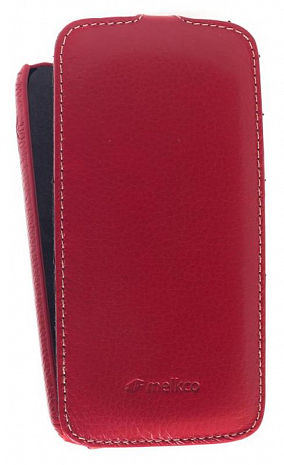    HTC Desire 500 Dual Sim Melkco Premium Leather Case - Jacka Type (Red LC)