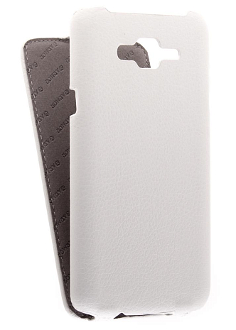 Кожаный чехол для Samsung Galaxy J7 Armor Case "Full" (Белый) (Дизайн 152)