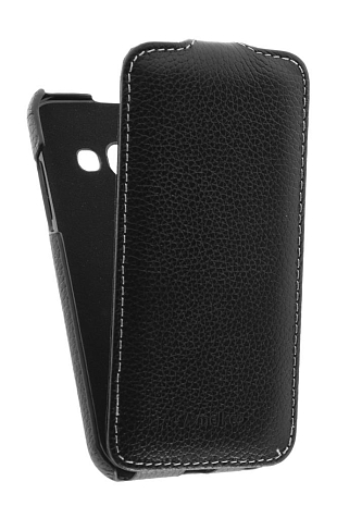 Кожаный чехол для Samsung Galaxy A3 (2017) Melkco Premium Leather Case - Jacka Type (Черный LC)