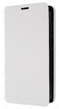 Кожаный чехол для Asus Zenfone 2 ZE550ML / Deluxe ZE551ML Armor Case - Book Type (Белый)