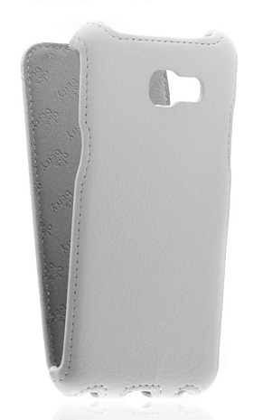 Кожаный чехол для Samsung Galaxy A5 (2017) Aksberry Protective Flip Case (Белый) (Дизайн 142)