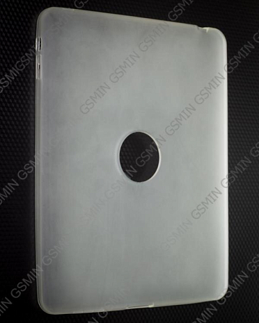Чехол силиконовый для iPad 1 с вырезом (Белый)