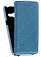 Кожаный чехол для Asus Zenfone 4 (A400CG) Aksberry Protective Flip Case (Синий)