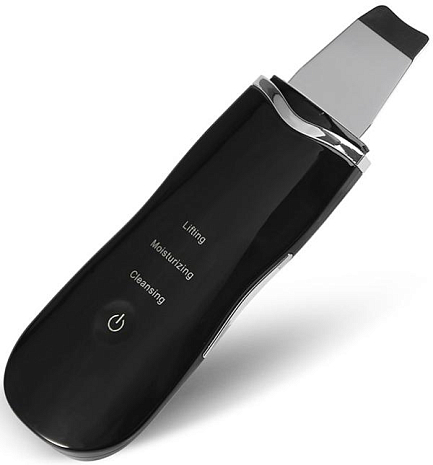 Скраббер лопатка ультразвуковой для чистки кожи HRS A22 (Черный)