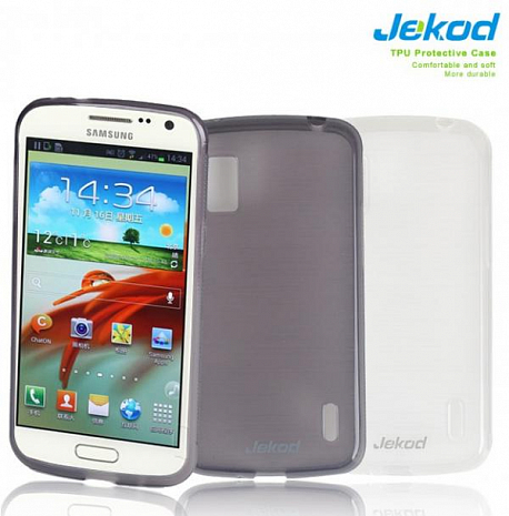 Чехол силиконовый для Samsung Galaxy Premier (i9260) Jekod (Черный)