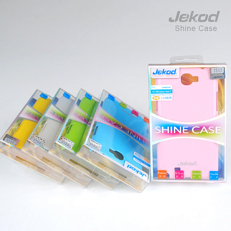 Чехол-накладка для Samsung Galaxy Note 2 (N7100) Jekod Colorful (Розовый)
