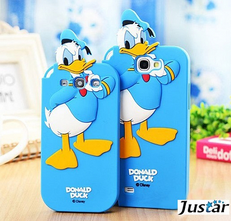 Чехол силиконовый для Samsung Galaxy S3 (i9300) Disney / Donald Duck