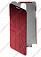 Кожаный чехол для Samsung Galaxy Note 3 (N9005) Ferro Ultra Slim Case (Red / Gray)