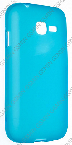 Чехол силиконовый для Samsung S7262 Star Plus TPU (Голубой Матовый)
