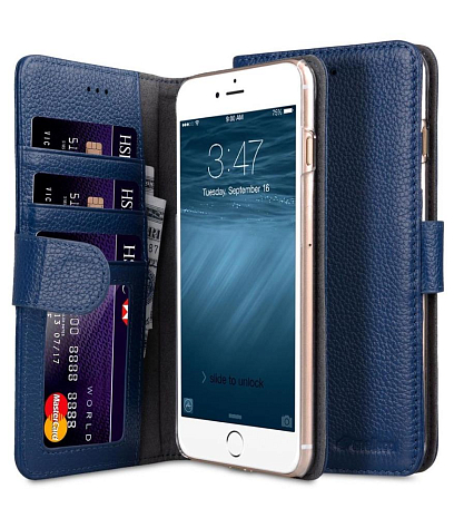    Apple iPhone 7/8 Melkco Premium Leather Case - Wallet Book ID Slot Type ( LC)