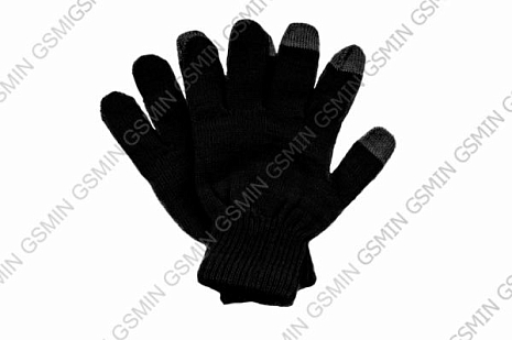 Перчатки для сенсорных экранов iPhone / iPad / Samsung / HTC (Black/Grey)