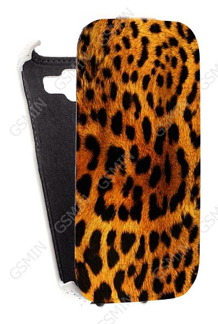 Кожаный чехол для Samsung Galaxy Win Duos (i8552) Redberry Stylish Leather Case (Белый) (Дизайн 144)