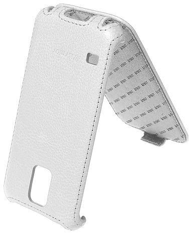 Кожаный чехол для Samsung Galaxy S5 Armor Case (Белый)
