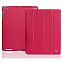 Кожаный чехол для iPad 2/3 и iPad 4 Jison Smart Leather Case (Малиновый)