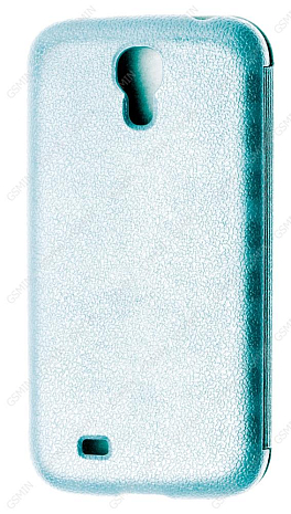 Кожаный чехол для Samsung Galaxy S4 (i9500) Armor Case - Book Cover (Голубой)