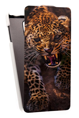 Кожаный чехол для Samsung Galaxy Note 4 (octa core) Armor Case "Full" (Белый) (Дизайн 147)