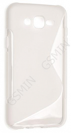 Чехол силиконовый для Samsung Galaxy J5 SM-J500H S-Line TPU (Прозрачно-Матовый)