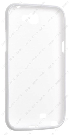 Чехол силиконовый для Samsung Galaxy Note 2 (N7100) TPU (Белый)
