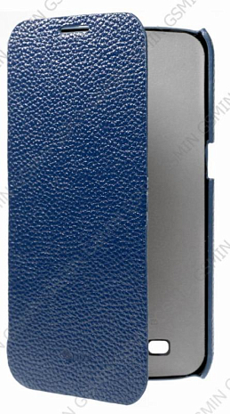 Кожаный чехол для Чехлы для Samsung Galaxy Mega 6.3 (i9200) Sipo Premium Leather Case "Book Type" - H-Series (Синий)