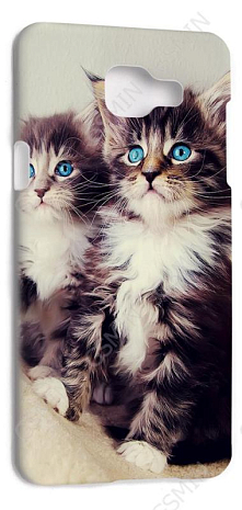 Чехол-накладка для Samsung Galaxy A5 (2016) (Белый) (Дизайн 164)