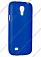 Чехол силиконовый для Samsung Galaxy S4 Mini (i9190) TPU (Синий Матовый)
