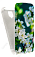 Кожаный чехол для Alcatel One Touch Idol 2 Mini L 6014X Armor Case (Белый) (Дизайн 42)
