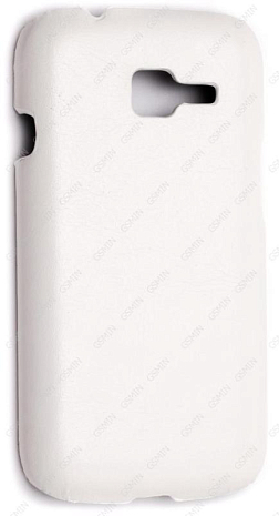 Кожаный чехол-накладка для Samsung S7262 Galaxy Star Plus Aksberry Slim Soft (Белый)