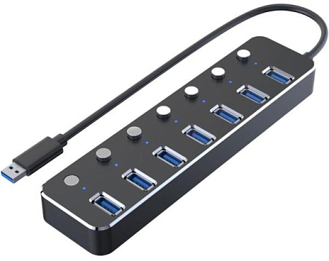 USB- GSMIN B95 ( HUB)  7  USB 3.0    (20 ) ()