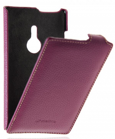    Nokia Lumia 925 Melkco Premium Leather Case - Jacka Type (Purple LC)