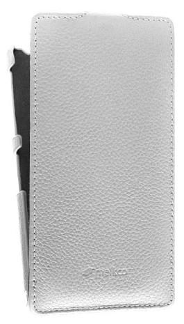    Sony Xperia Z2 Melkco Premium Leather Case - Jacka Type (White LC)