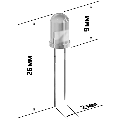   LED F5 GSMIN SL3 (1.8-2, 20, 5,  17) 10  ()