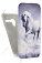 Кожаный чехол для Alcatel One Touch Pop D3 4035D Armor Case (Белый) (Дизайн 117)