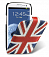 Кожаный чехол для Samsung Galaxy S3 (i9300) Melkco Premium Leather Case - Craft Edition Jacka Type - The Nations Britain