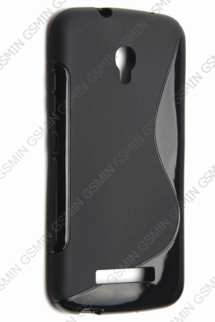 Чехол силиконовый для Alcatel One Touch Pop S9 7050Y S-Line TPU (Черный)