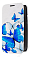 Кожаный чехол для Samsung Galaxy S4 (i9500) Armor Case - Book Type (Белый) (Дизайн 11)