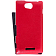    Sony Xperia C / S39h / CN3 Melkco Premium Leather Case - Jacka Type (Red LC)