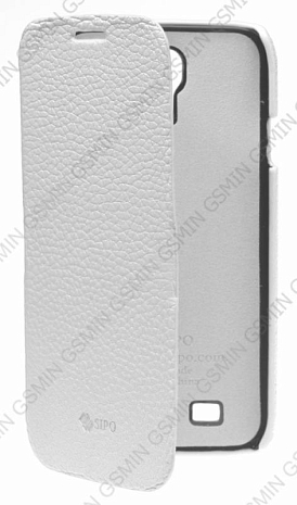 Кожаный чехол для Samsung Galaxy S4 (i9500) Sipo Premium Leather Case "Book Type" - H-Series (Белый)