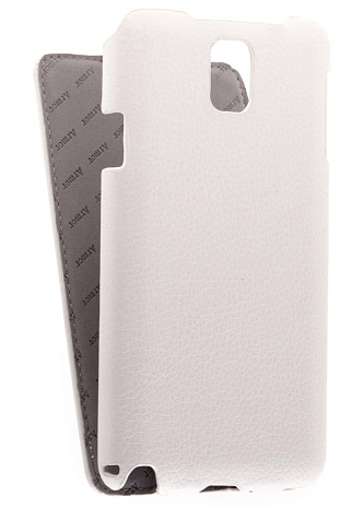 Кожаный чехол для Samsung Galaxy Note 3 (N9005) Armor Case "Full" (Белый) (Дизайн 117)