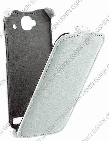 Кожаный чехол для Alcatel OT idol mini 6012X/6012D/dual sim Armor Case (Белый)