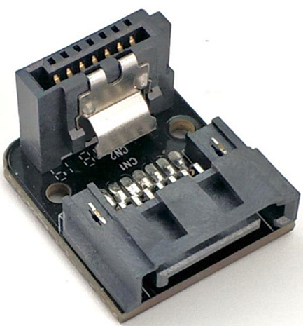  GSMIN SK81 SATA 7-Pin (F) - SATA 7-Pin (M) (90 ) ()