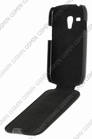 Кожаный чехол для Samsung Galaxy S3 Mini (i8190) Art Case (Черный)