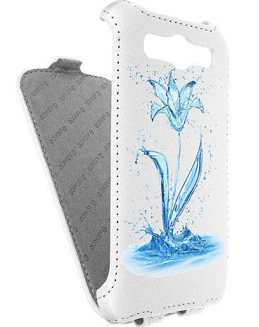 Кожаный чехол для Samsung Galaxy S3 (i9300) Armor Case (Белый) (Дизайн 8/8)