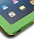 Кожаный чехол для iPad 1 Melkco Leather case - Book Type (Зеленый)