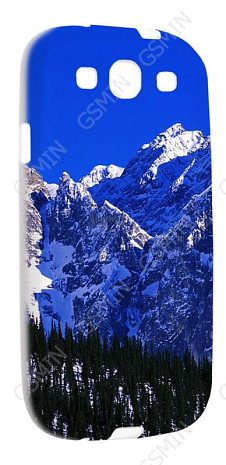 Чехол силиконовый для Samsung Galaxy S3 (i9300) TPU (Белый) (Дизайн 47)