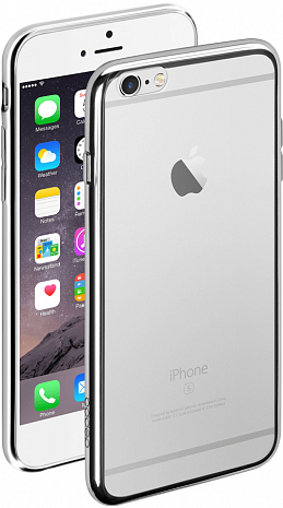 Чехол Deppa Gel Plus Case для Apple iPhone 6/6S (Серебряный) 85210