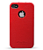    Apple iPhone 4/4S Melkco Leather Case - Jacka ID Type Limited Edition (Red/White LC)
