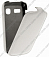 Кожаный чехол для Alcatel One Touch Pop C3 4033 Armor Case "Full" (Белый)